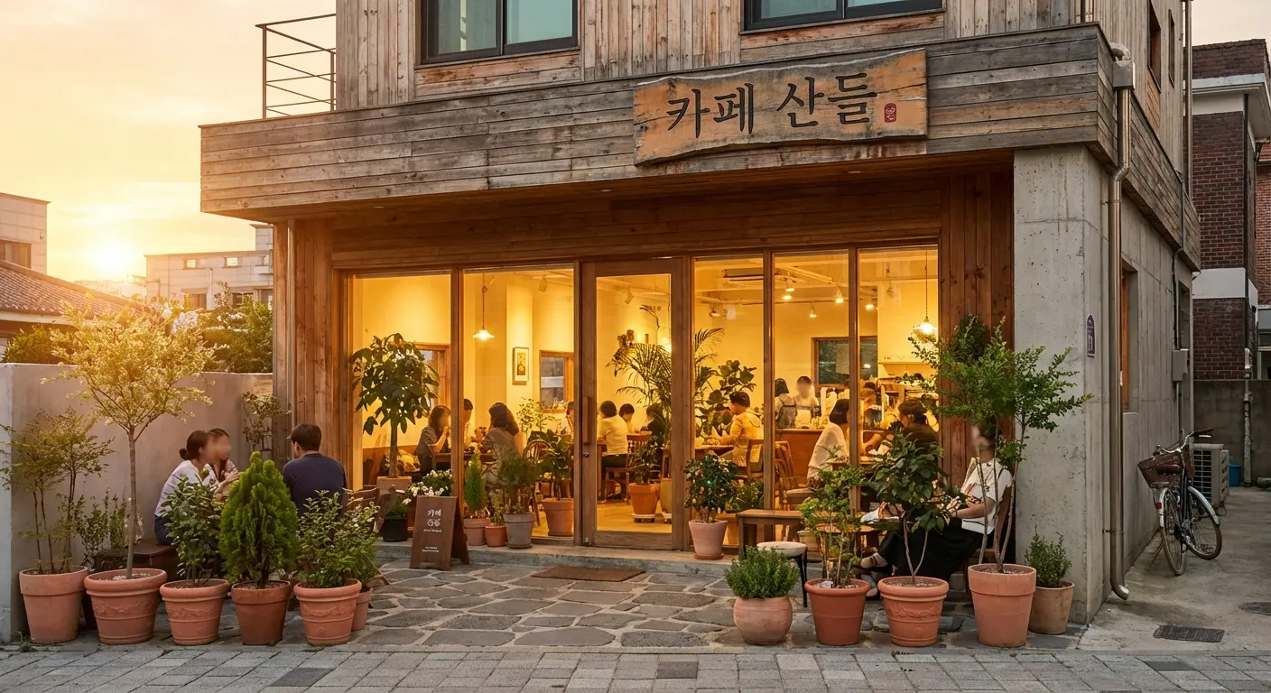 카페 온도 1층 좌석 공간